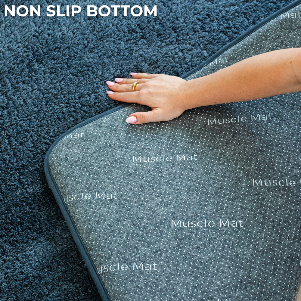 Musclemat Pattern Best Shaggy Relax Mat USA - Memory Foam, Soft, Light & Non Slip Bottoms ...